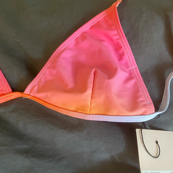 NWT Missguided Ombré Pink & Orange Bikini - Picture 7 of 8